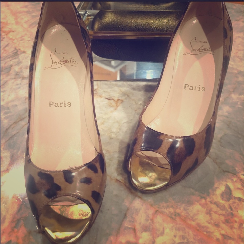 Stunning Christian Louboutin Leopard Heels